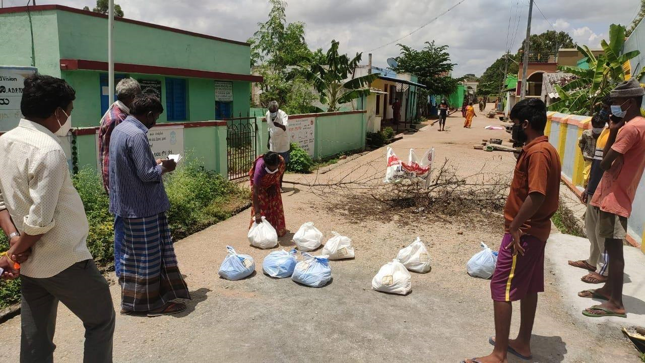 Distribution of Dry Ration Kits:
